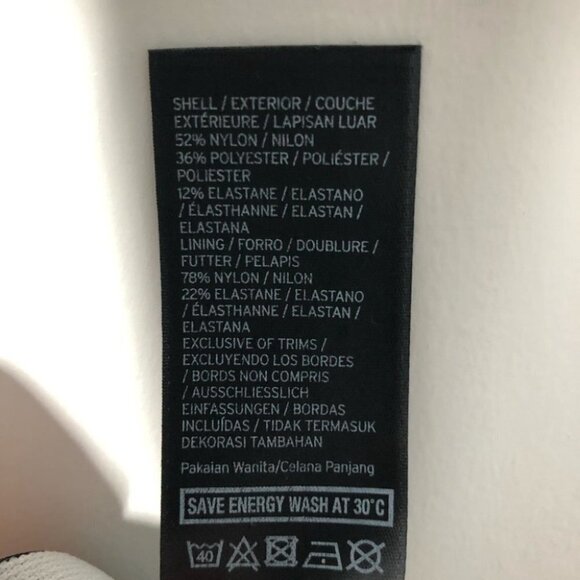 IVY Park Black ‎ Low Rise Branded Elastic Waistband Leggings Size XXS - Picture 7 of 8